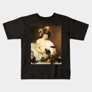 Caravaggio - Bacco Kids T-Shirt